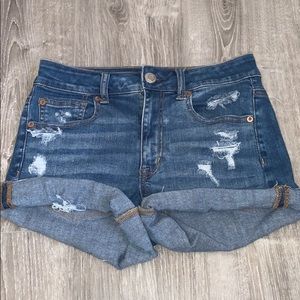 denim shorts